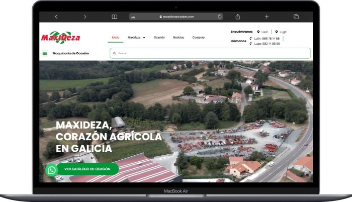 Maxideza estrena nueva web